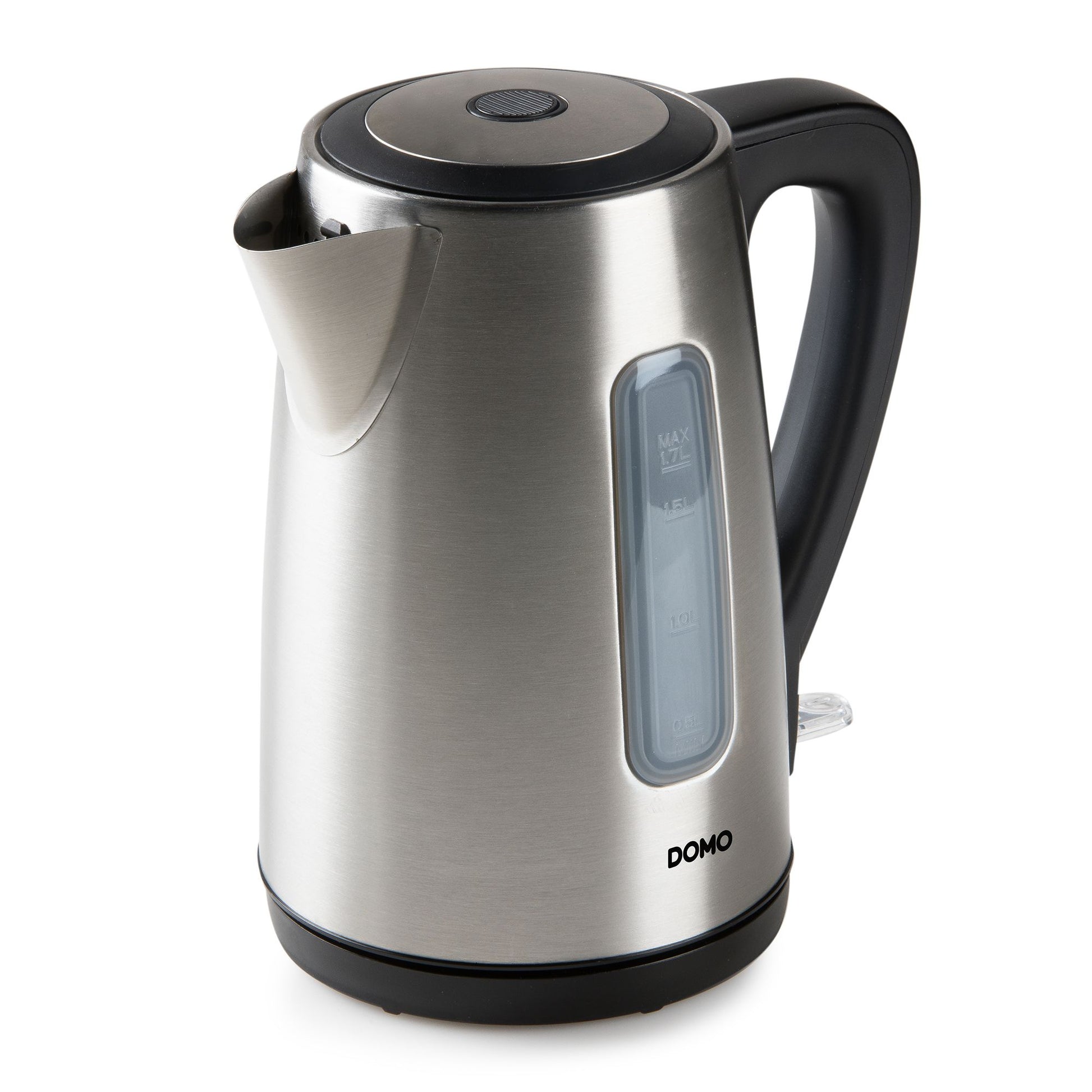 Domo Wasserkocher – 1,7 l, Edelstahl, Anthrazit, DO9268WK
