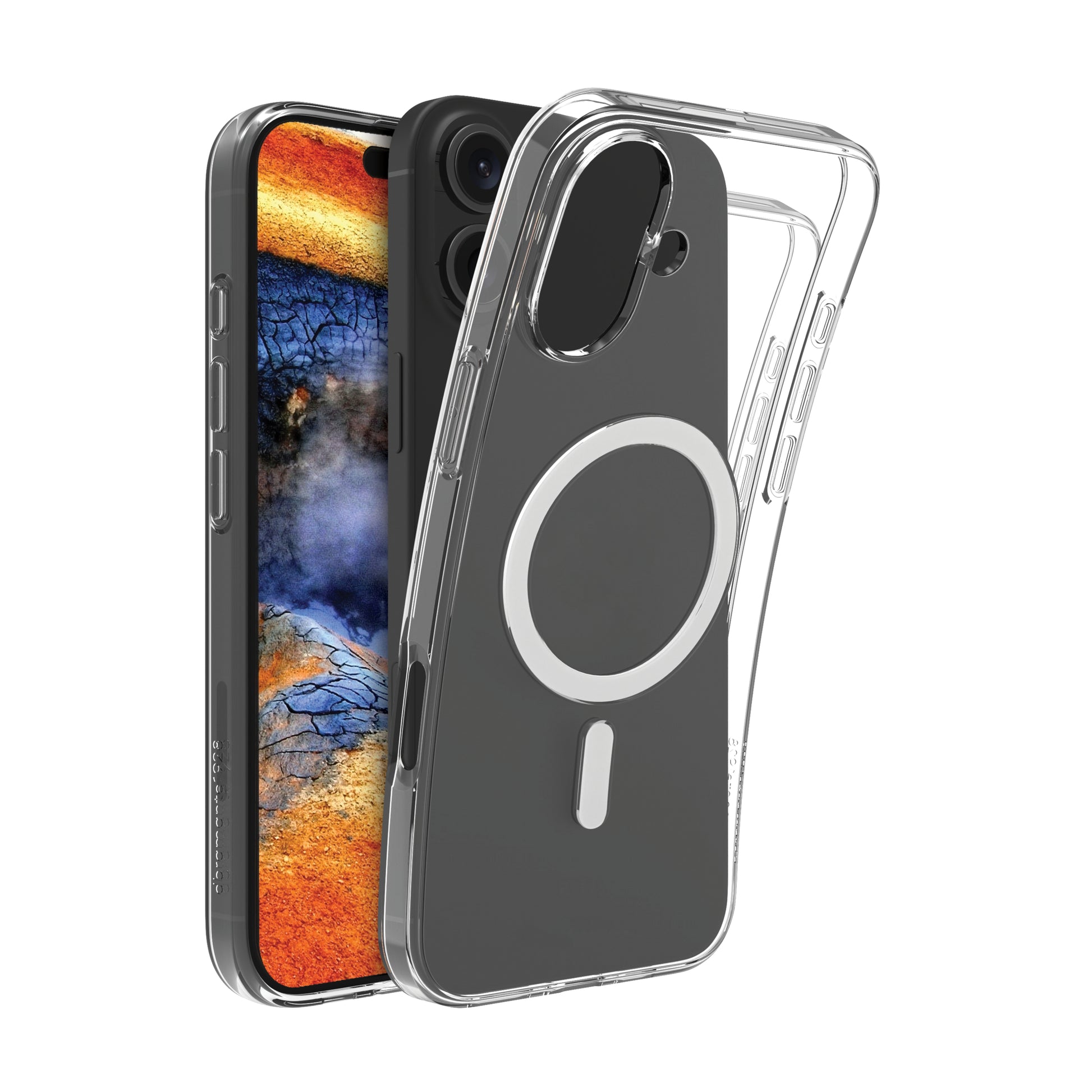 dbramante1928 Greenland Pro MS Backcover – für Apple iPhone 16, Recycling-Kunststoff, transparent