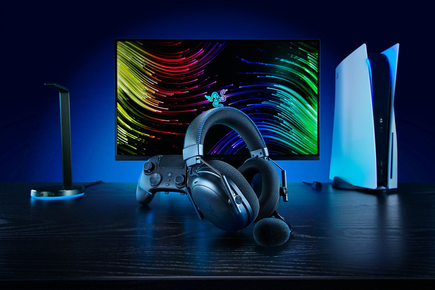 Razer BlackShark V3 Pro – Over-Ear Gaming-Headset – Bluetooth, Surround-Sound – Schwarz, für PS5/PC/Mac