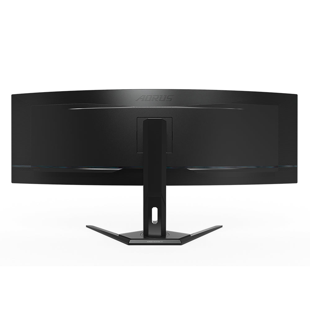 GIGABYTE AORUS CO49DQ – Monitor, 49" 5120 × 1440 (DQHD), OLED, 144 Hz, 250 cd/m², KVM, VESA 100 × 100, Schwarz