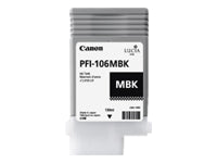 Canon Tintenpatrone PFI-106MBK (matt), schwarz, 130 ml – für Canon Drucker