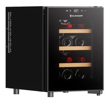 Climadiff Weinkühlschrank CUVEE12 – 31 l, 220/240 V, Energieeffizienzklasse E, 22 dB