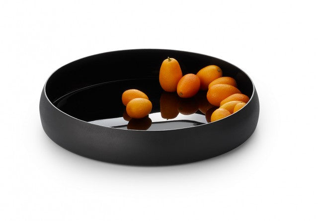 Philippi Obstschale – Ø 26 cm, H 5,1 cm, Aluminium, Schwarz