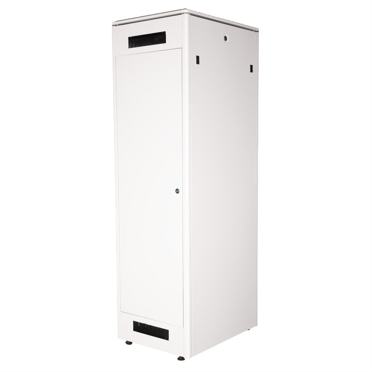 ROLINE Pro – 19" Netzwerkschrank 42U, IP20, abschliessbar, 600 × 800 × 2053 mm, lichtgrau, Stahl
