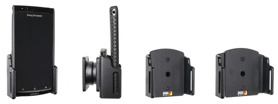 Brodit Auto-Halterung, drehbar, neigbar – universal – Schwarz, ABS