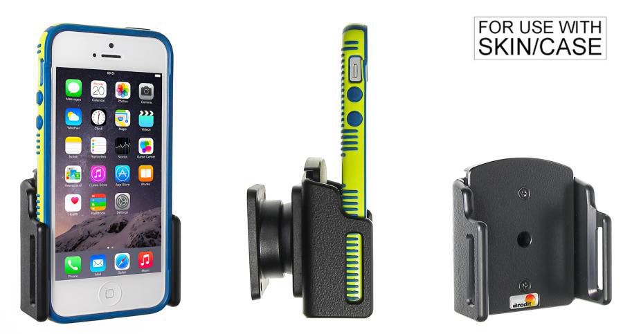 Brodit Auto-Halterung, neigbar, schwenkbar – für iPhone 5 – Schwarz