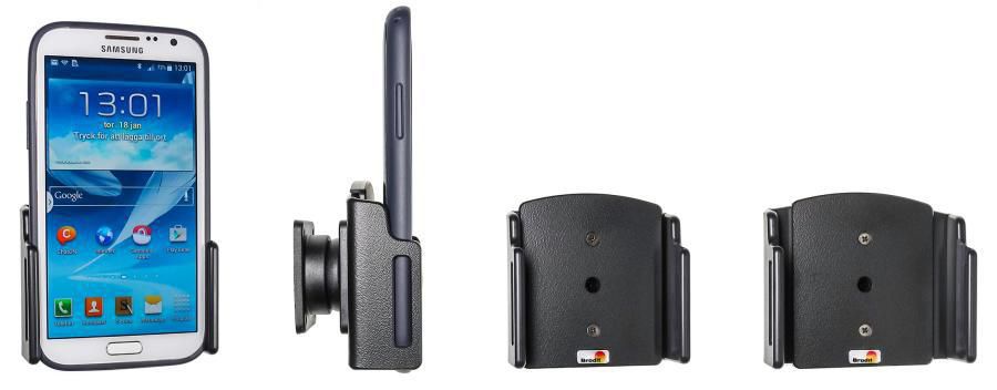 Brodit Auto-Halterung, passiv – für Geräte 7,5–8,9 cm breit – Schwarz, ABS-Kunststoff