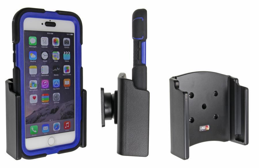 Brodit 511705 – Auto-Halterung – drehbar, neigbar – für Apple iPhone 6 Plus – Schwarz