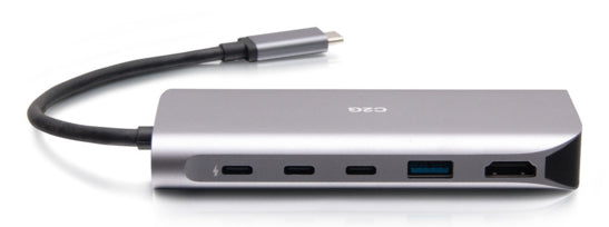 C2G54551 Dockingstation – USB4, 1× HDMI, 1× USB-A, 1× USB-C, 100 W PD, 2.5GbE, für Windows/Mac/Linux