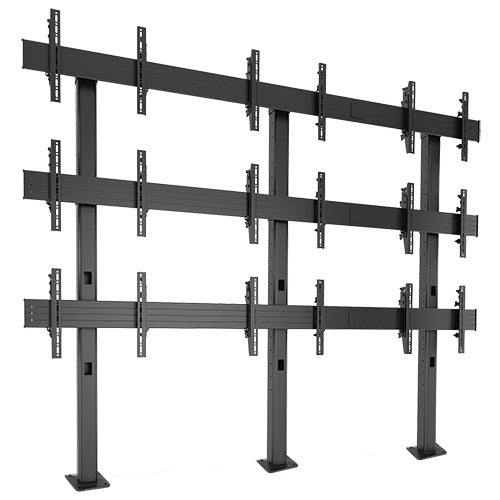 Chief Bodenständer – 42–46″ – VESA 100×100–400×400 – für 9 Displays – Fusion 3×3 LBM3X3U