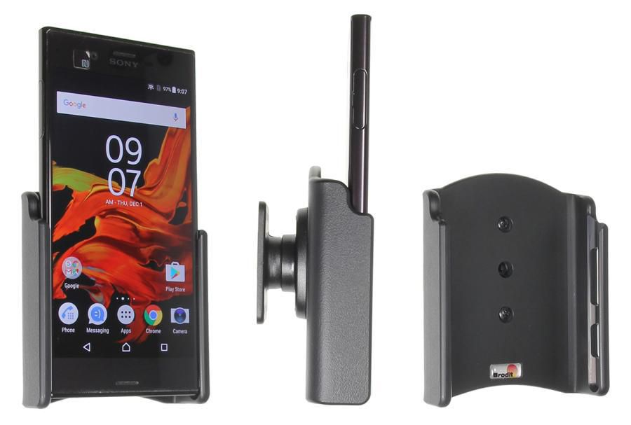 Brodit Auto-Halterung, passiv, neigbar – für Sony Xperia XZ – Schwarz, ABS