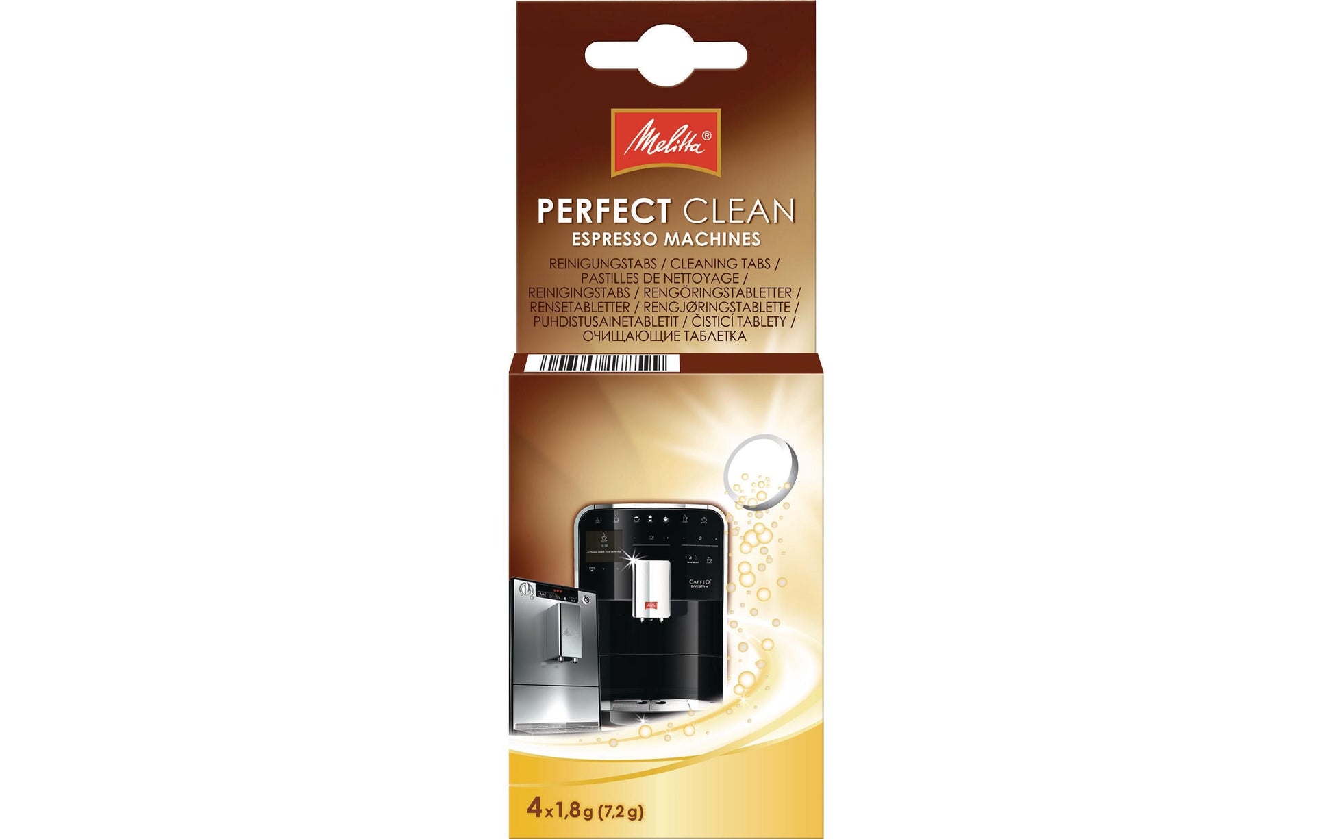 Melitta Reinigungstabs – für Kaffeemaschinen, 4 Tabs