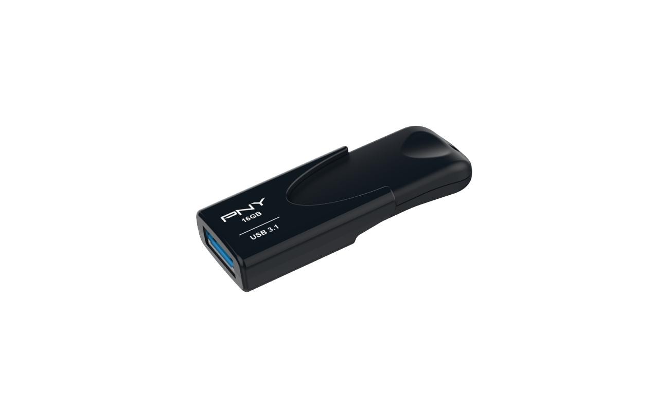 PNY Attaché 4 16 GB USB-A 3.2 Gen 1, 80 MB/s lesen, 20 MB/s schreiben