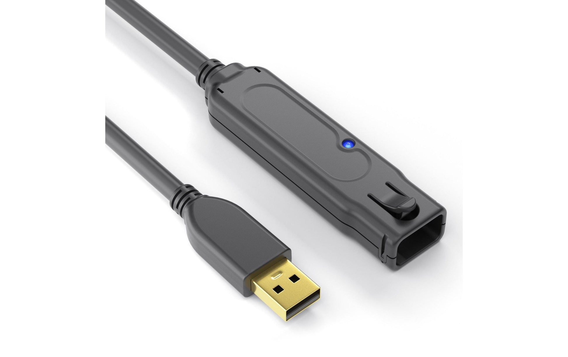 PureLink USB-A Verlängerungskabel (Stecker auf Buchse) – USB 2.0 (480 Mbit/s) – 6 m – Aktiv – Schwarz