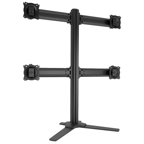 Chief Kontour K3F220B – Bodenständer – 4 Monitore – 10–24" – VESA 75×75/100×100 mm – bis 6,8 kg/Monitor