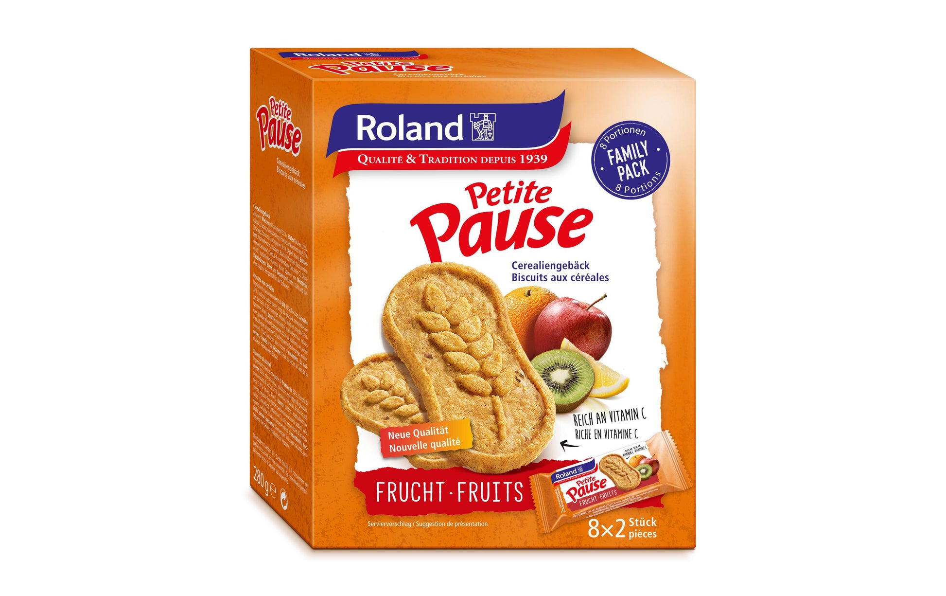 Roland Murten Petite Pause Fruits Cracker – 280 g