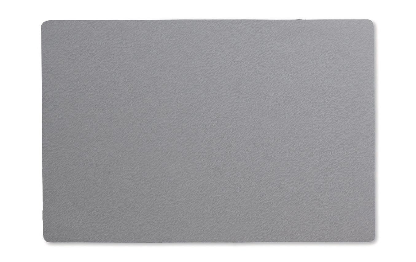 Kela Tisch-Set Kimara – Kunstleder, 45 × 30 cm, Grau