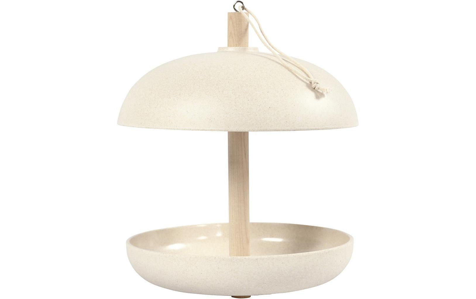 Creativ Company Vogelhaus – Ø 20 × 23,5 cm – Bambus, beige