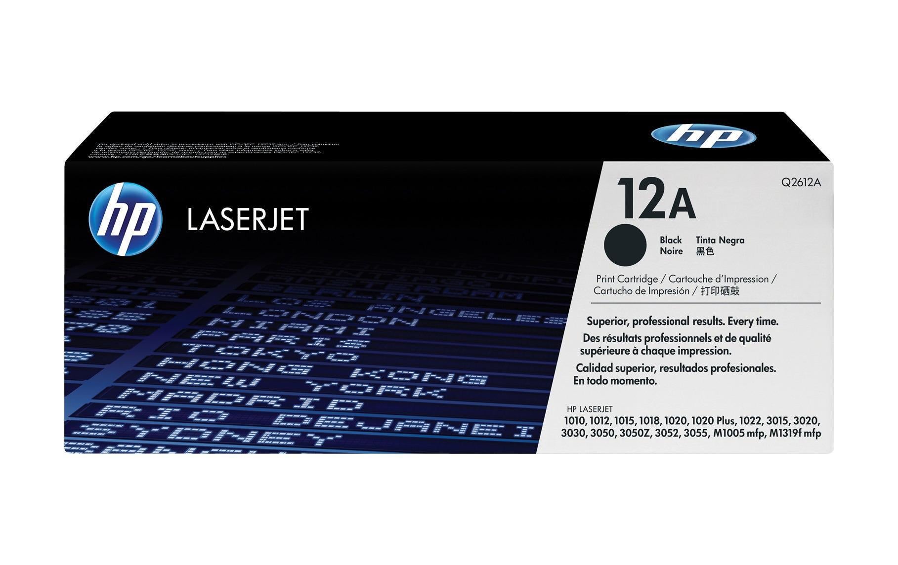 HP Toner 12A – schwarz, 2000 Seiten