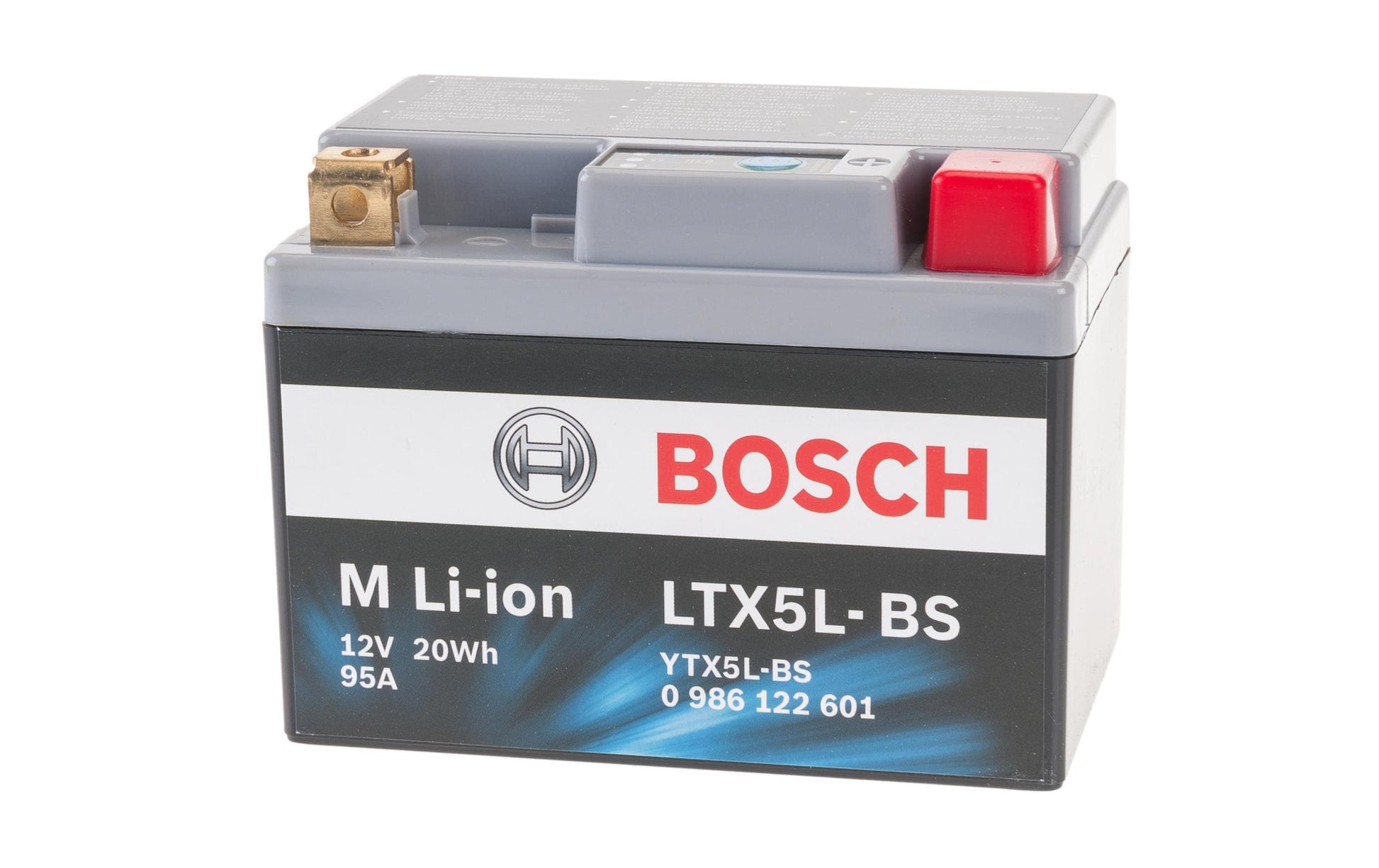 Bosch Motorradbatterie LTX5L-BS, Li-Ion, 12 V, 1600 mAh