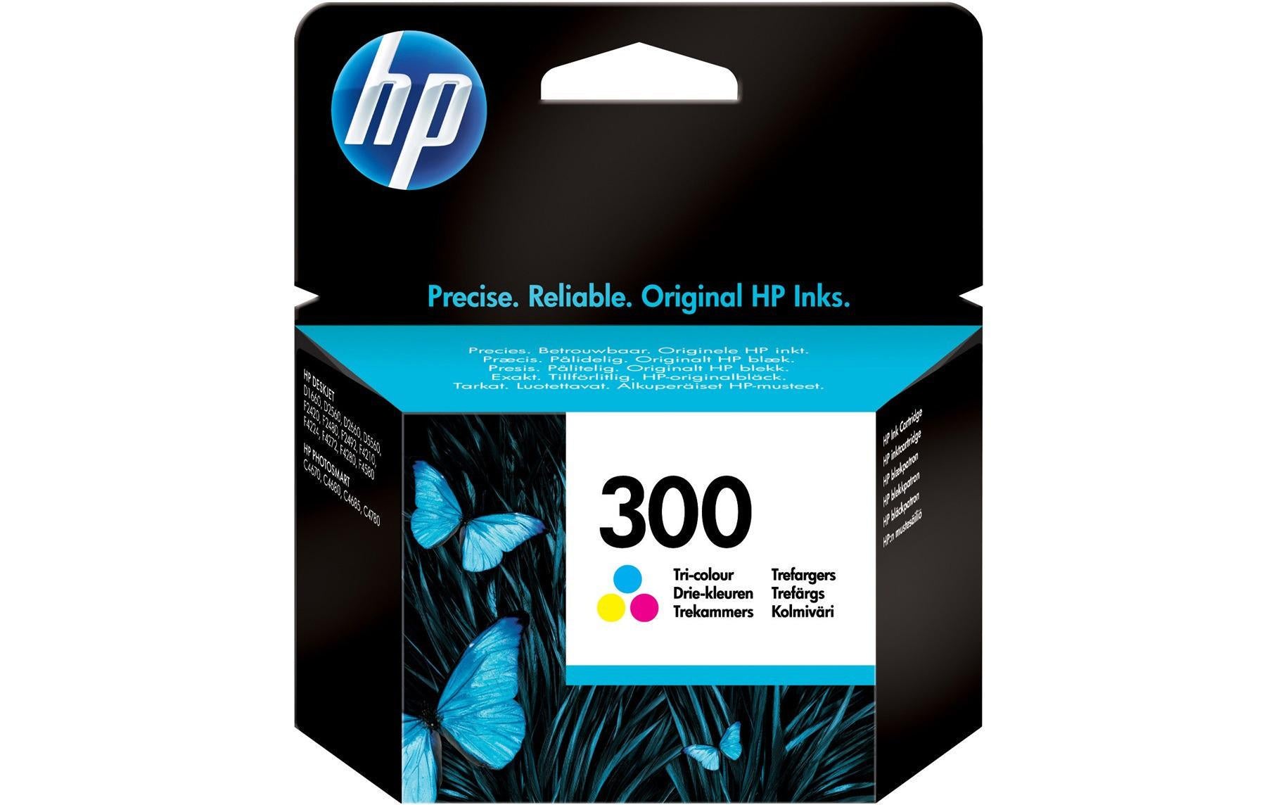 HP Tintenpatrone 300, Farbe, 165 Seiten – für 300
