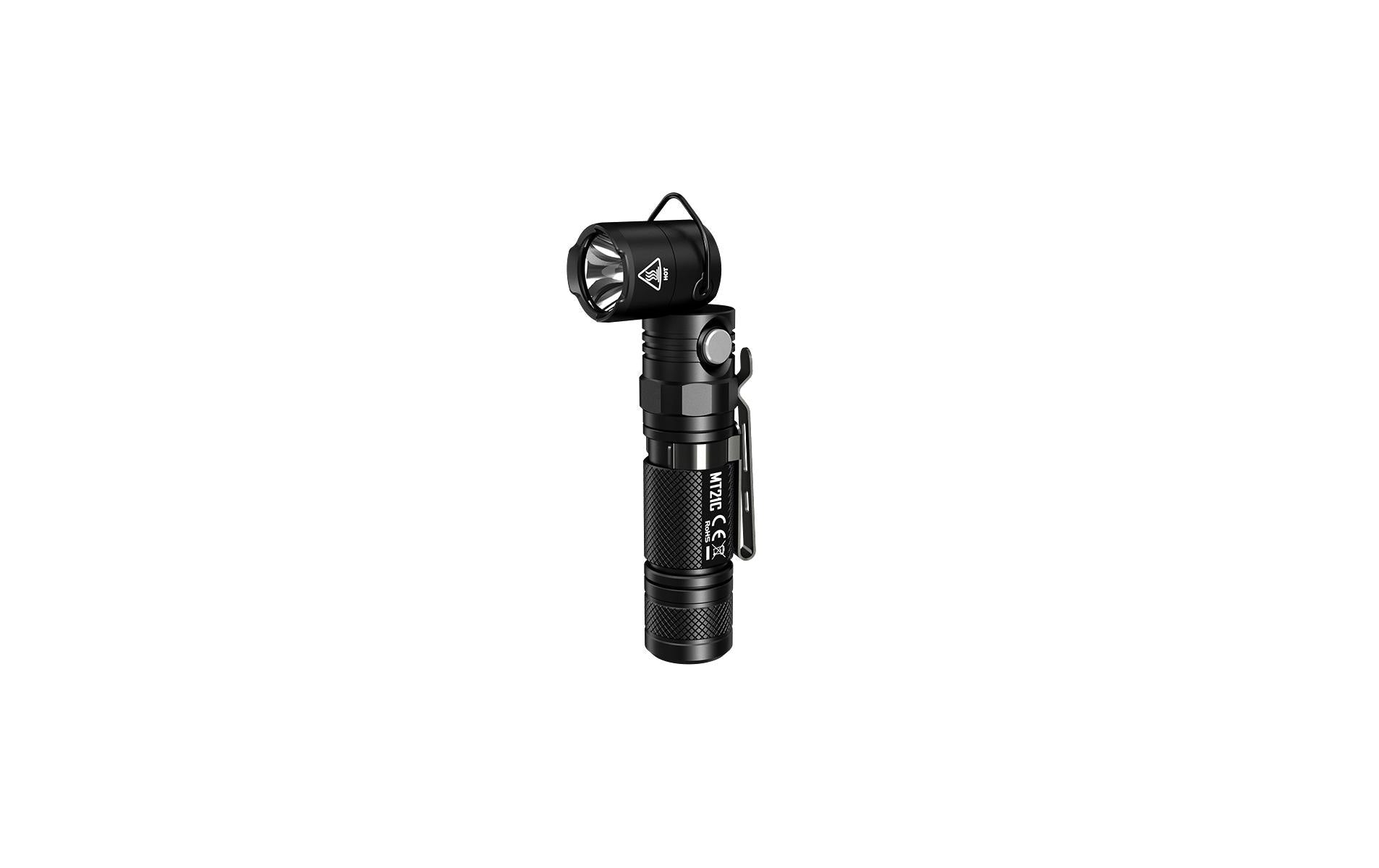 Nitecore Taschenlampe MT21C – 1000 lm, 184 m, IPX8, Akkubetrieb 3400 mAh – Schwarz