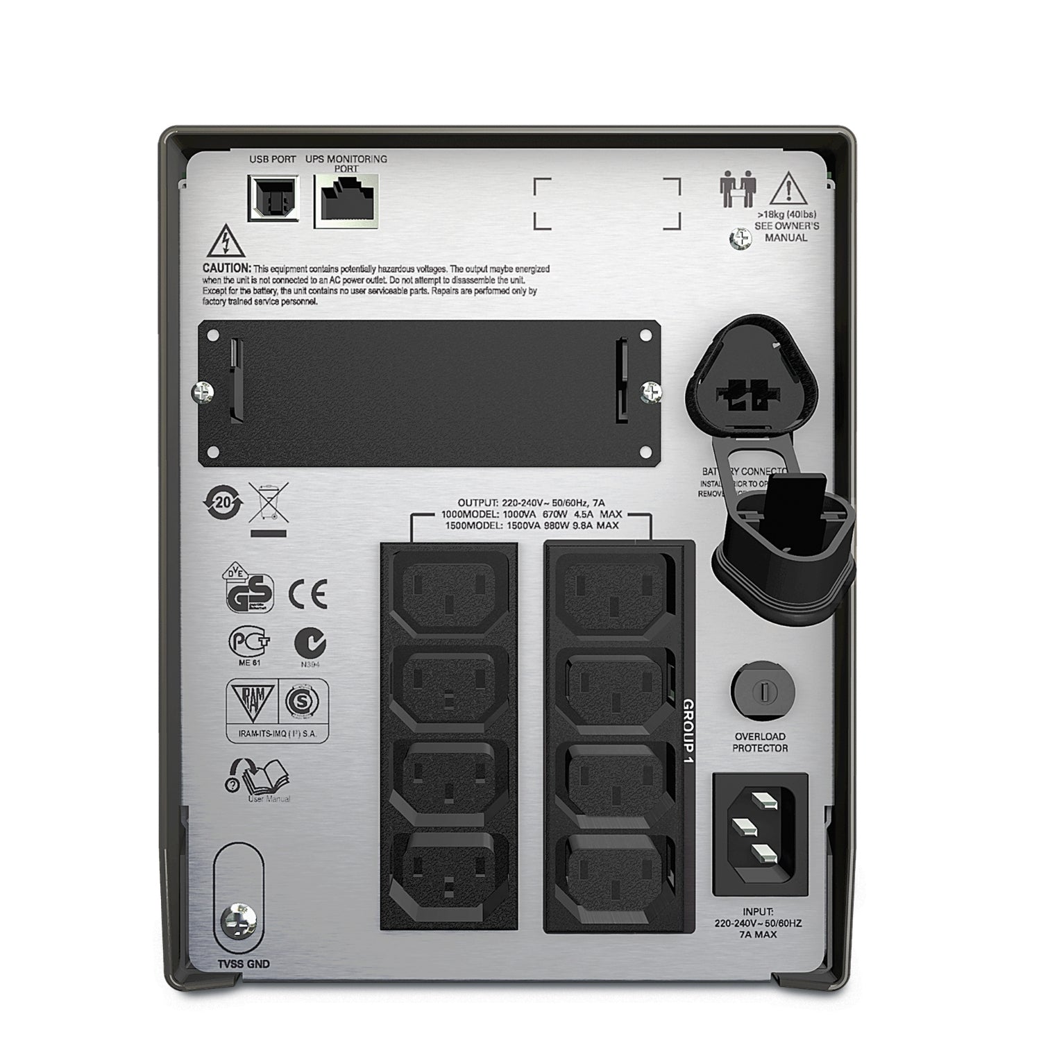 APC Netzteil – 1000 W, 220–240 V – Schwarz