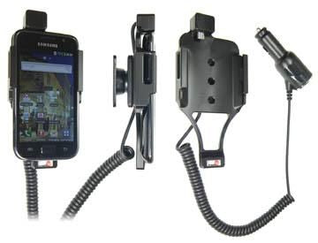 Brodit Auto-Ladegerät – Zigarettenanzünder, dreh-/neigbar – für Galaxy S Plus (GT‑i9001), Galaxy S (i9000)