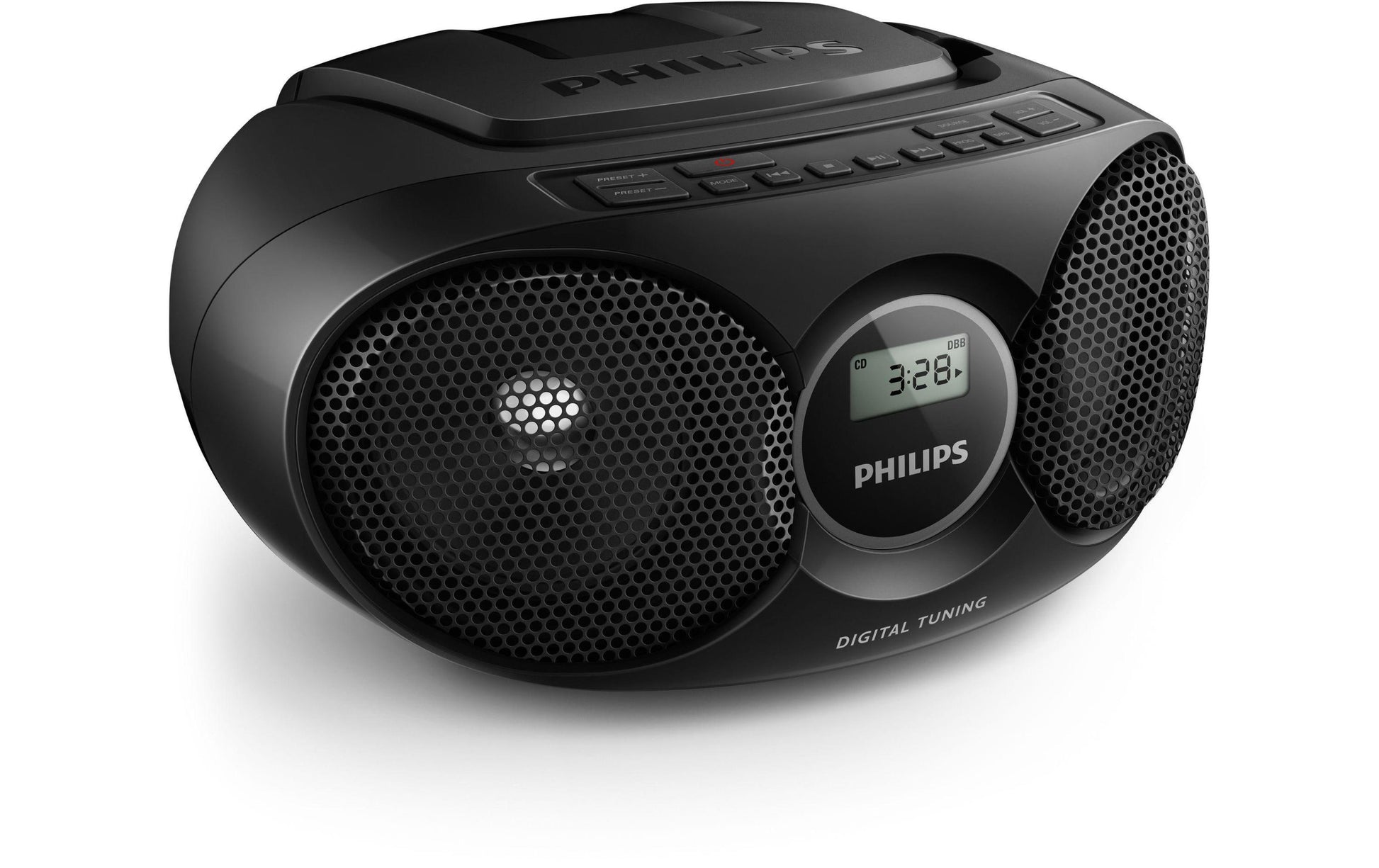 Philips AZ215B/12 – CD-Player – UKW, CD, Batteriebetrieb, mit Lautsprecher – Schwarz