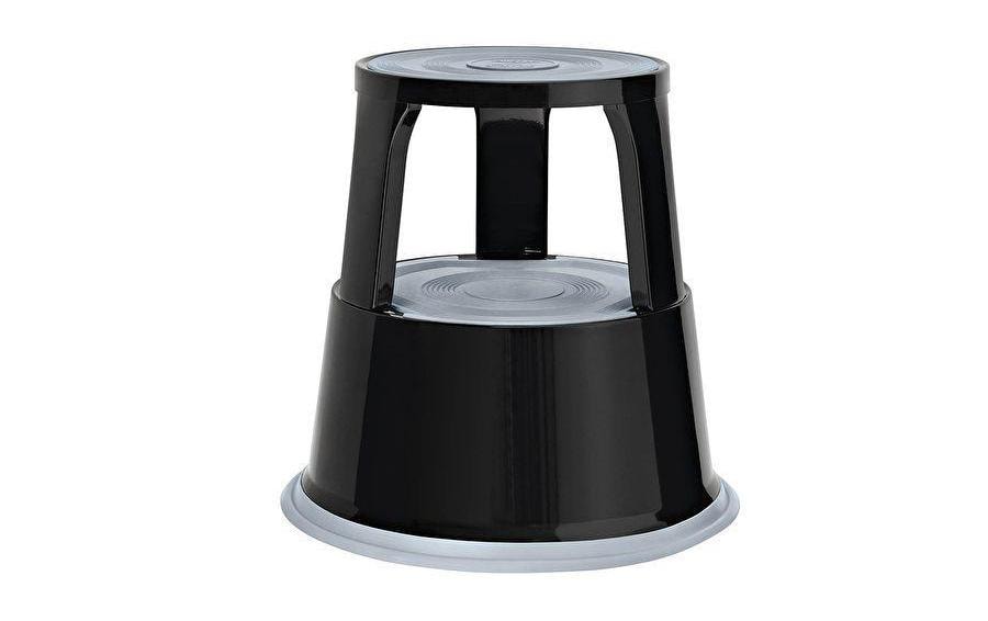 Wedo Rollhocker – Metall – Schwarz, bis 150 kg