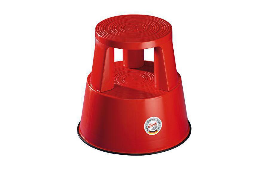 Wedo Step Rollhocker – Polypropylen (PP) – Rot, bis 150 kg