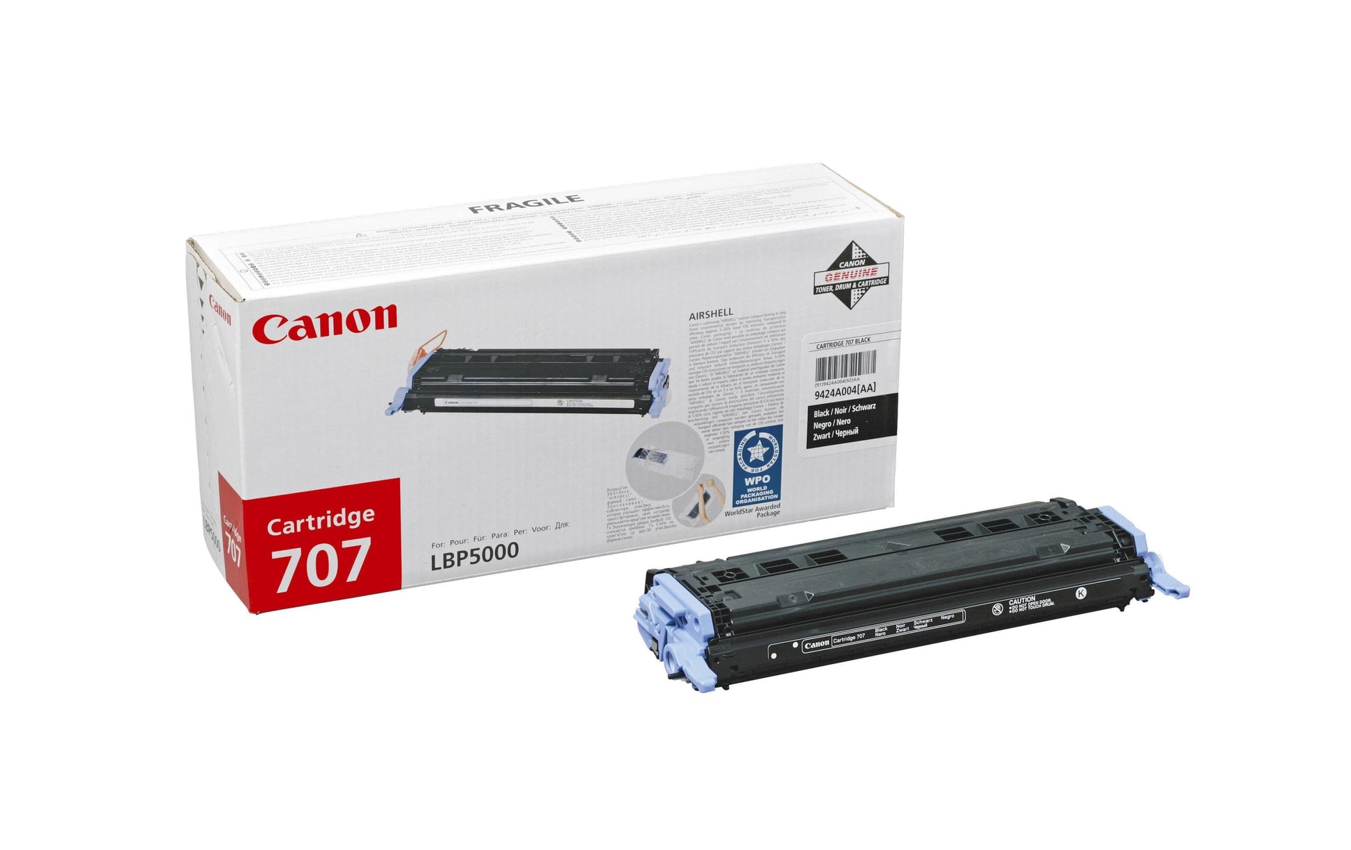 Canon Toner 707BK – schwarz, 2500 Seiten