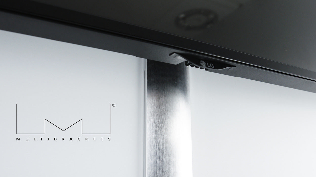 Multibrackets KKS 75-1100 Kabelbrücke – 1,1 m – Aussen 75×17 mm – Aluminium – Schwarz, 2 Kanäle