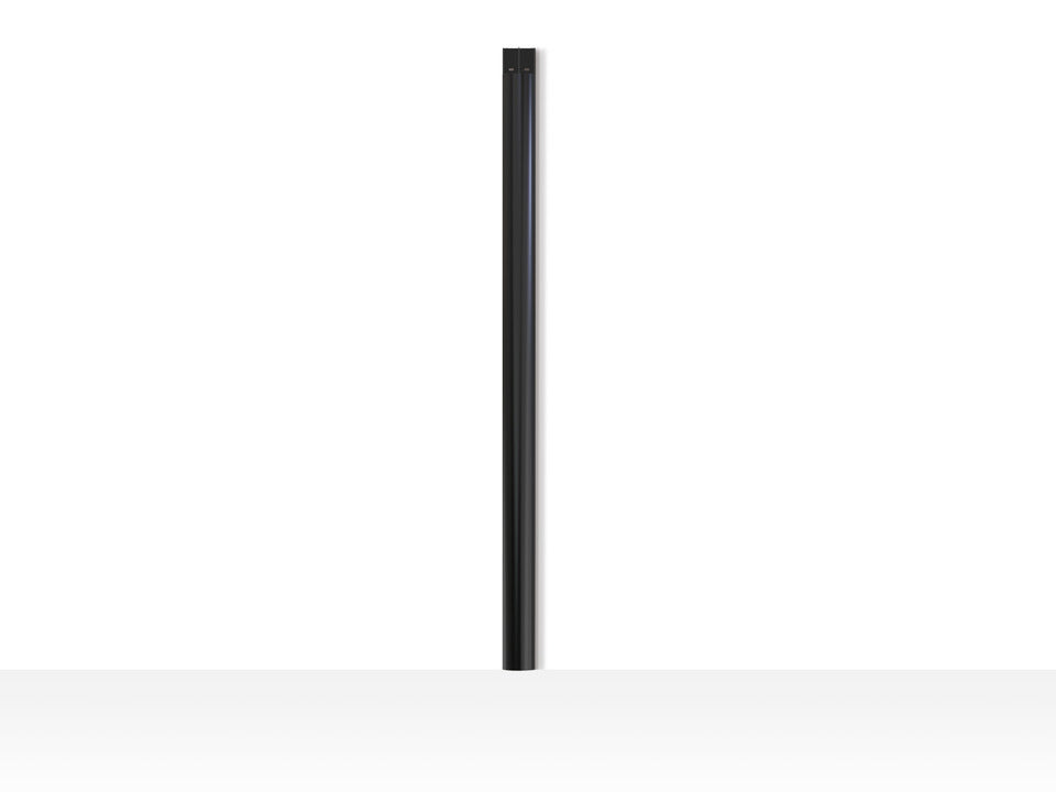 Multibrackets KKS 75-1100 Kabelbrücke – 1,1 m – Aussen 75×17 mm – Aluminium – Schwarz, 2 Kanäle