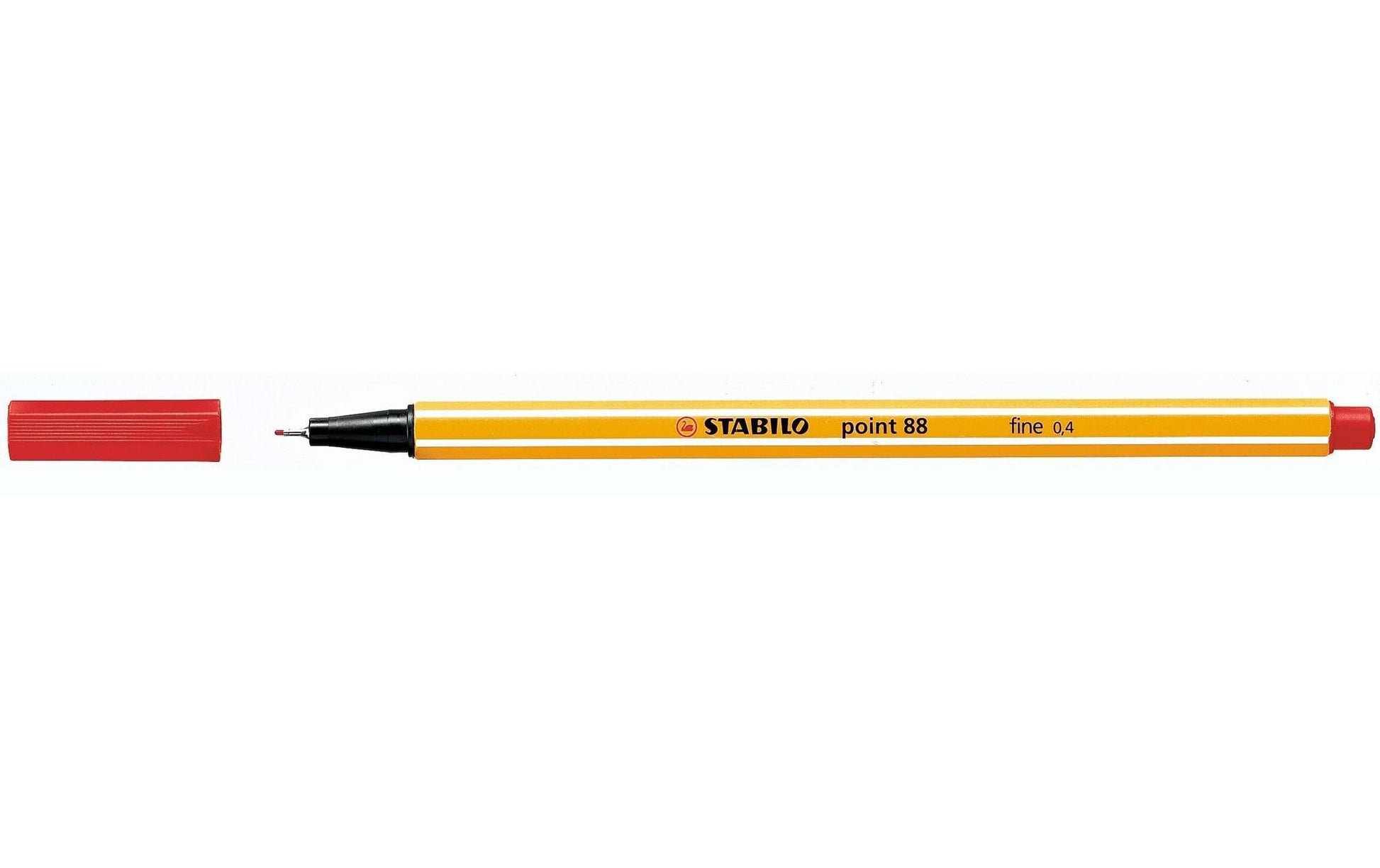 STABILO Fineliner 0,4 mm – rot