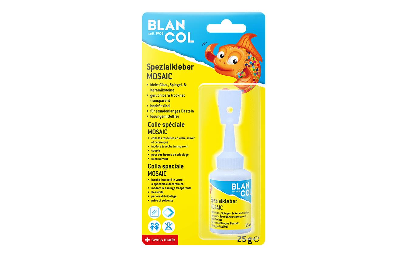 BLANCOL Alleskleber – 25 g – weiss – trocknet transparent, auswaschbar
