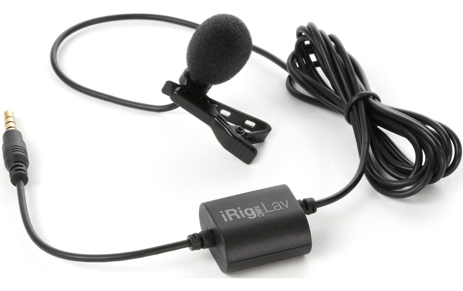 IK Multimedia iRig Mic Lav – Lavaliermikrofon – 3,5 mm Klinke, kabelgebunden, 30–16'000 Hz, für iOS/Android