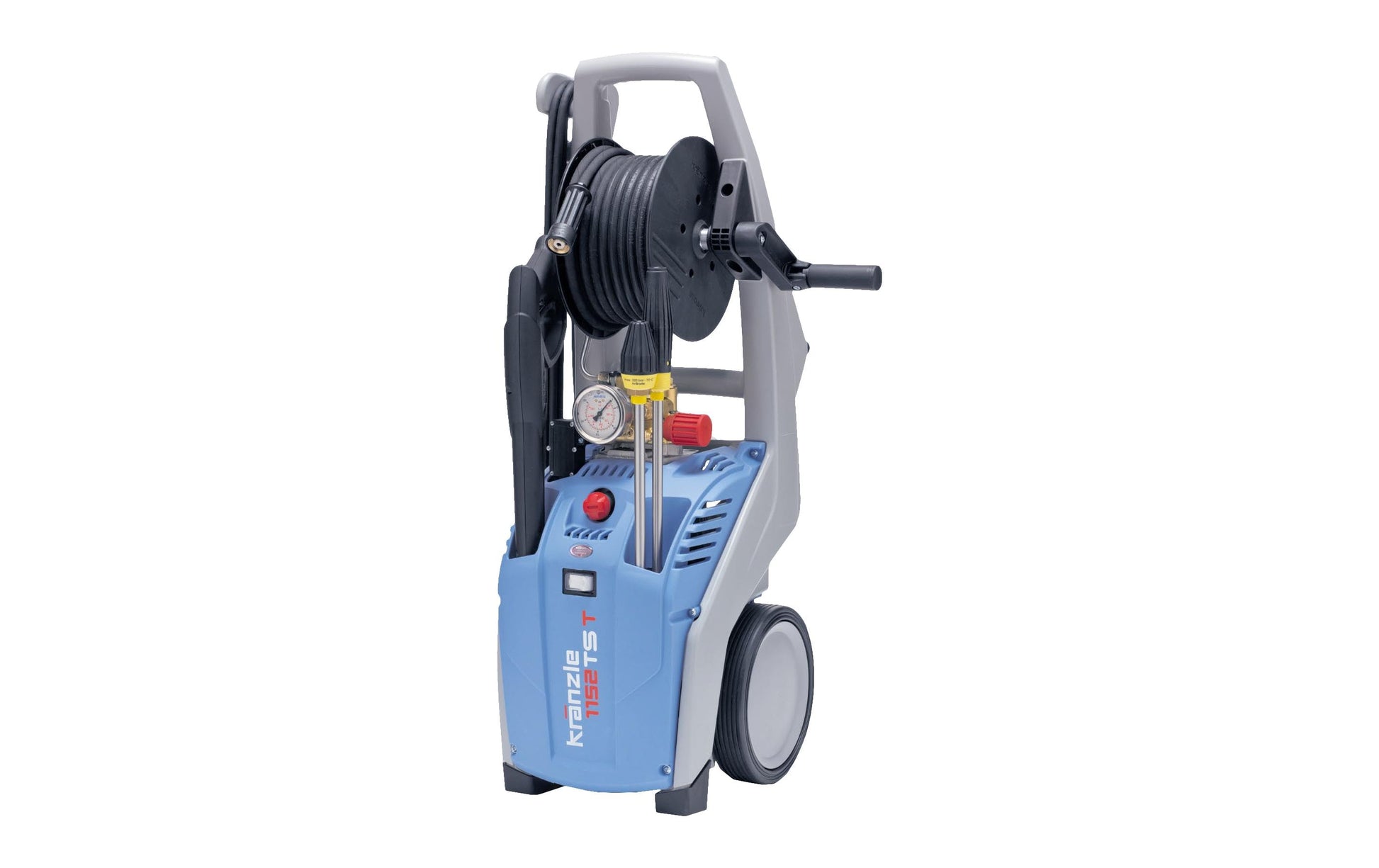 Kränzle Hochdruckreiniger K 1152 TS T – 115 bar, 2300 W – 15 m Schlauch – 31,5 kg – Blau