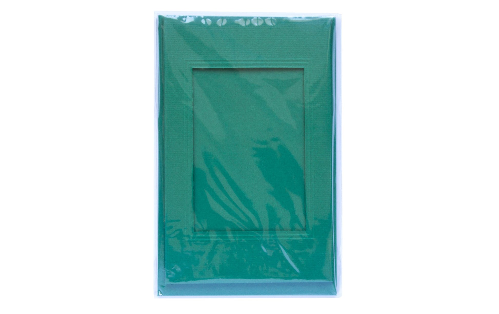 Folia Karten-Set mit Couverts – 110 × 180 mm, Papier 220 g/m², smaragdgrün – 3 Stk