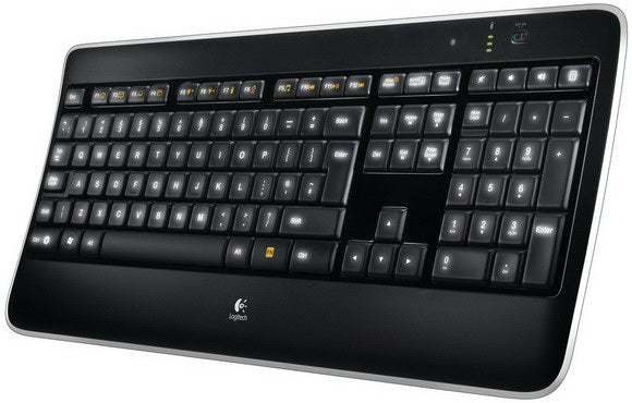Logitech K800 – Tastatur, kabellos, DK-Layout (DA), beleuchtet