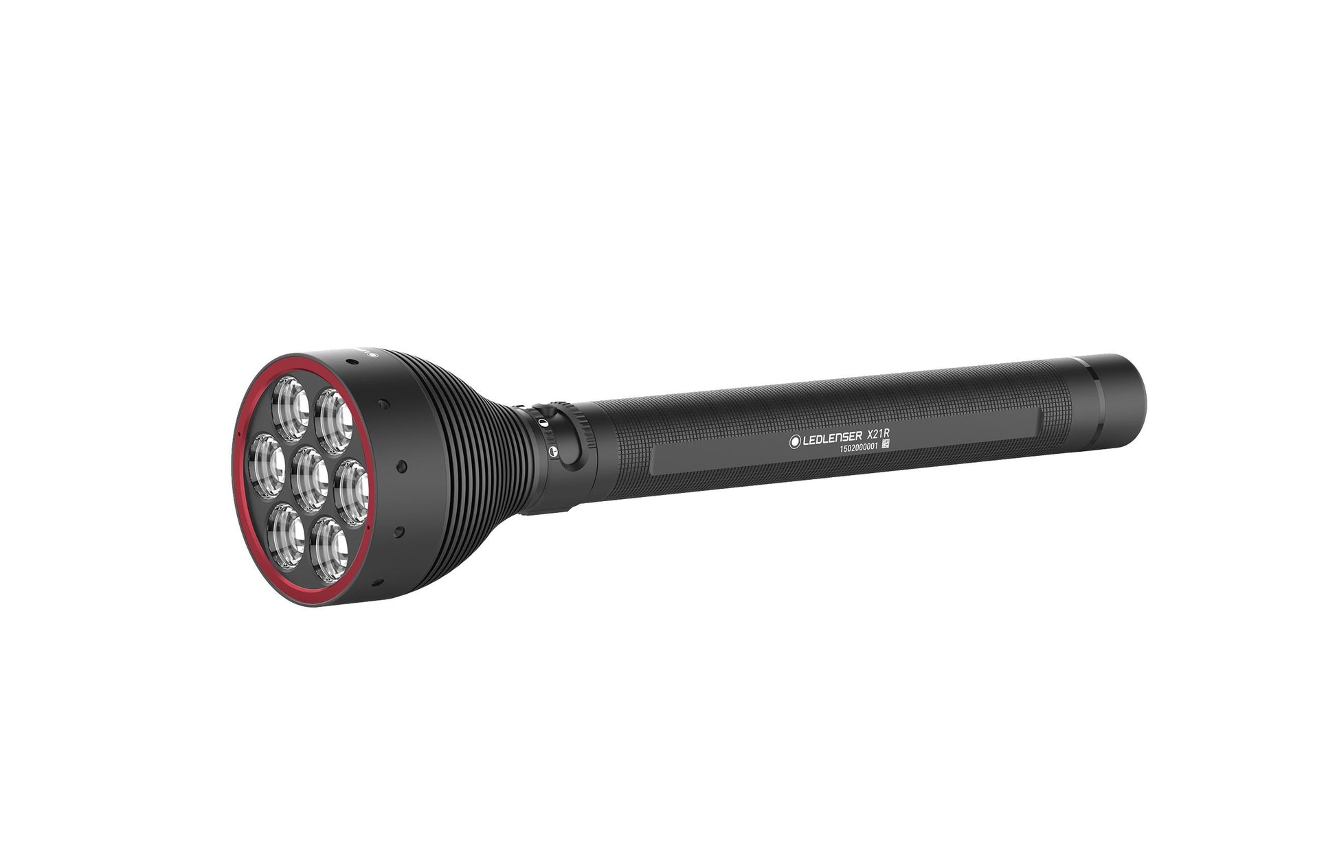 Ledlenser Taschenlampe X21R – 5000 lm, 800 m, IPX4, Akku, 3 Stufen – Schwarz