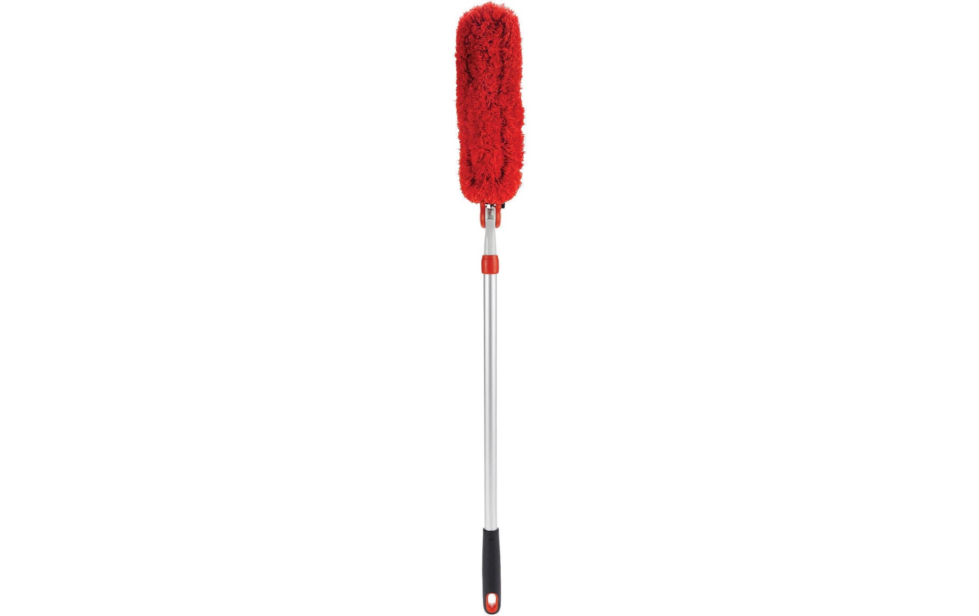 OXO Good Grips Staubwedel – ausziehbar – Mikrofaser – rot/weiss – 4,2 cm