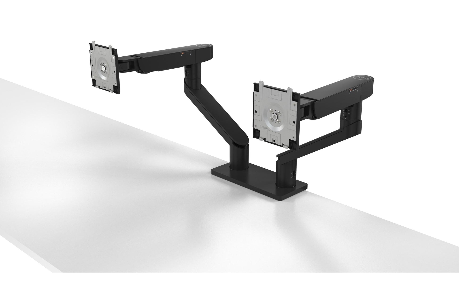 DELL MDA20 – Tischhalterung, Dual, bis 27", VESA 100 × 100 mm, 10 kg, höhenverstellbar, neigbar, schwarz