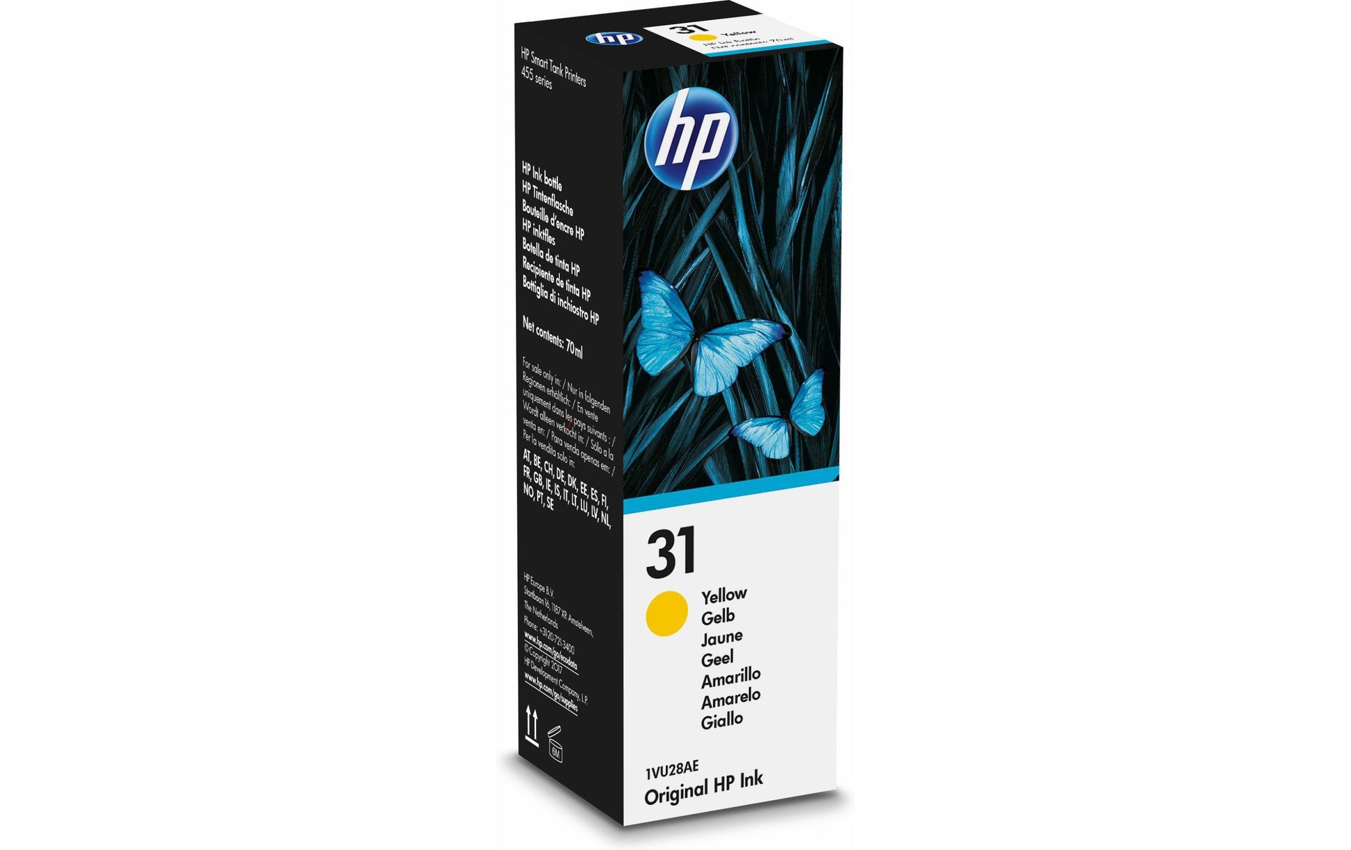 HP Tintenpatrone 31, Gelb, 8'000 Seiten