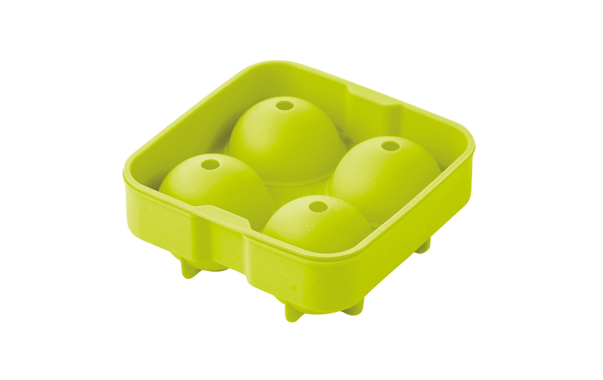 Point-Virgule Eiswürfelform – Ø 4,5 cm, 13 × 13 × 5 cm, Silikon, Grün