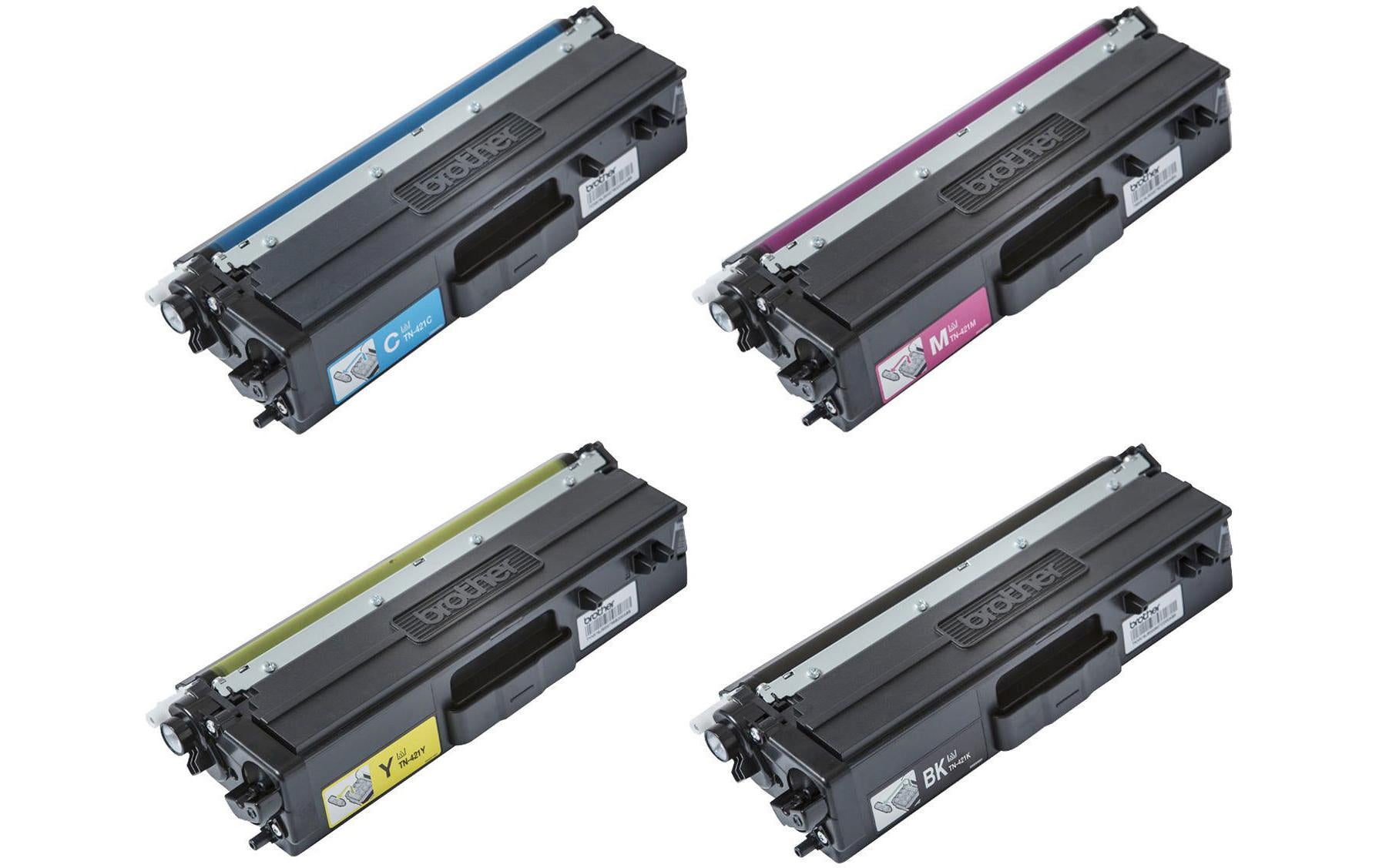 Brother Toner-Multipack TN-421 – BK/C/M/Y, 1800 Seiten – für HL-L8260CDW/HL-L8360CDW/DCP-L8410CDW und andere