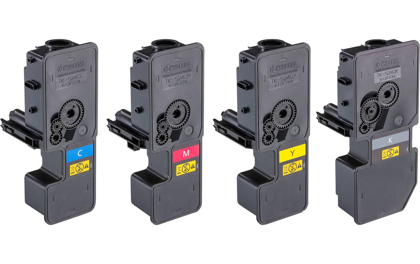 Kyocera – Toner-Multipack TK-5230 – BK/C/M/Y, 2200 Seiten – für P5021cdw/P5021cdn/M5521cdw und andere