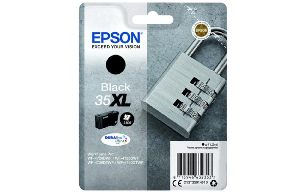 Epson Tintenpatrone 35XL, Schwarz, 2'600 Seiten