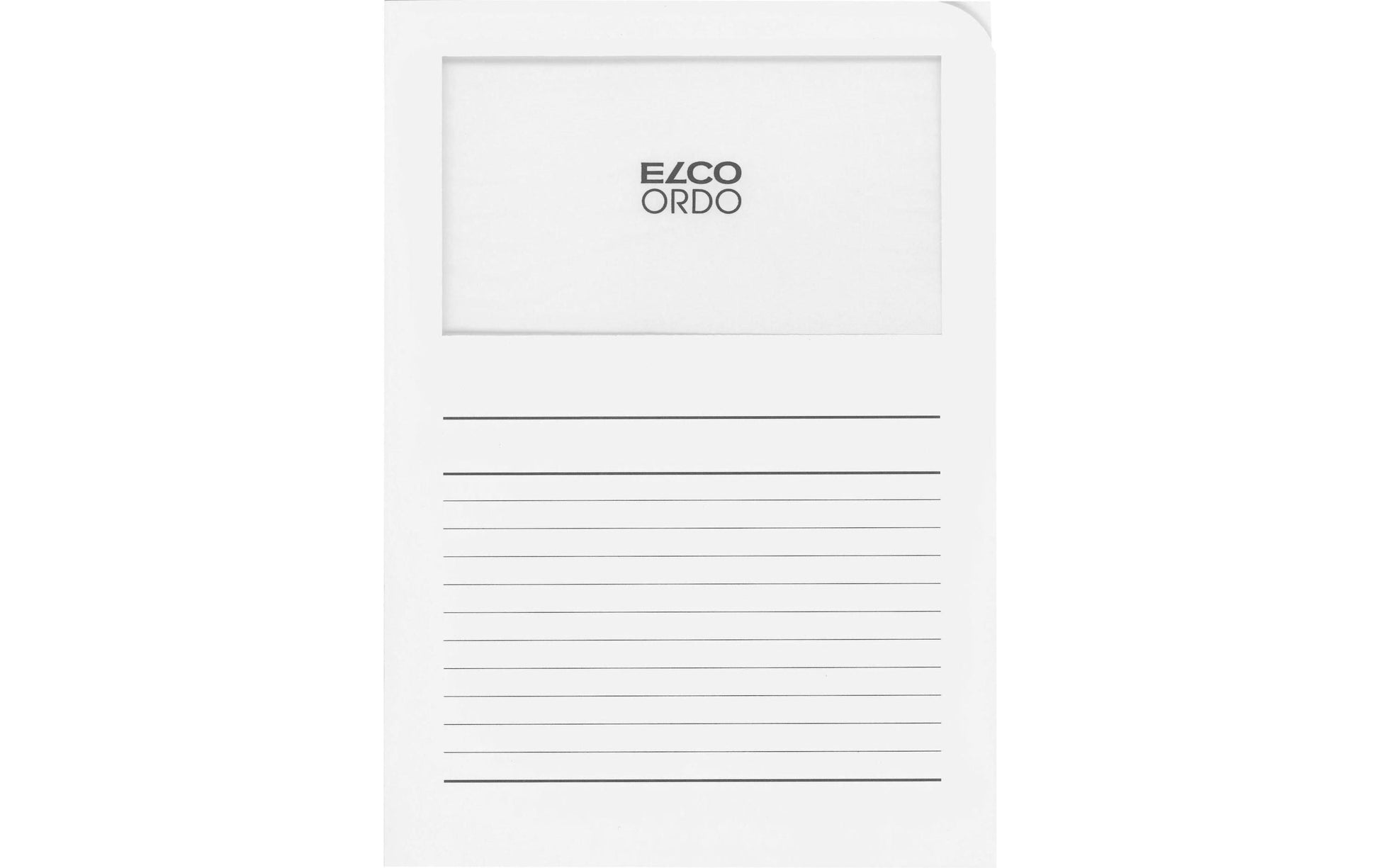 Elco Sichtmappe A4 – Weiss, Papier, 100er-Pack