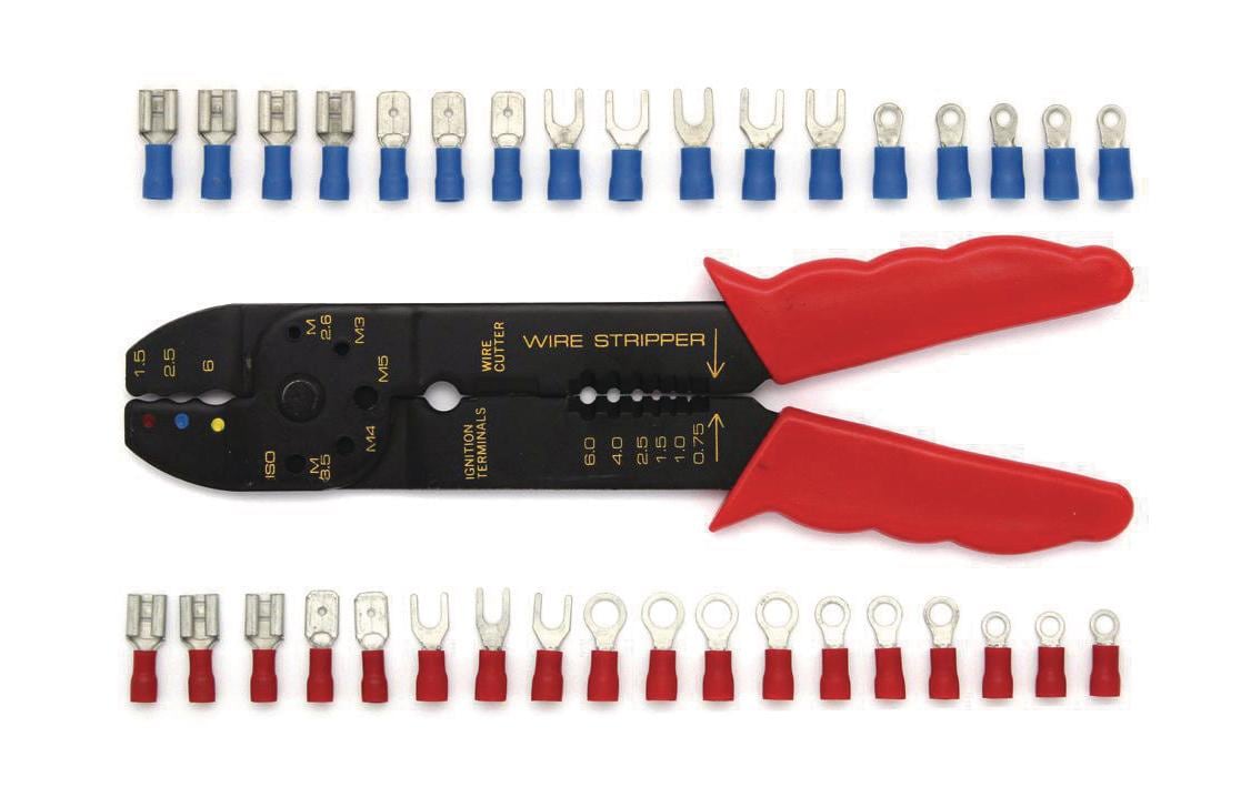 Velleman Zange (Einzeln) AWG 22–18 (0,5–1,0 mm²), AWG 16–14 (1,5–2,5 mm²), 80-teilig